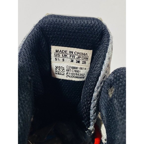 Adidas Next Level Speed 2 K Mid-Cut Basketball Shoes Boys Size 5.5 Silver Red - Picture 7 of 11